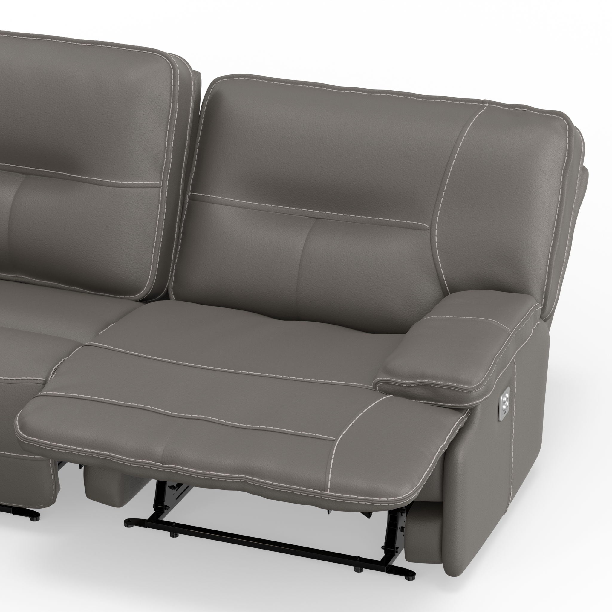 Spartacus - Power Right Arm Facing Recliner - Haze