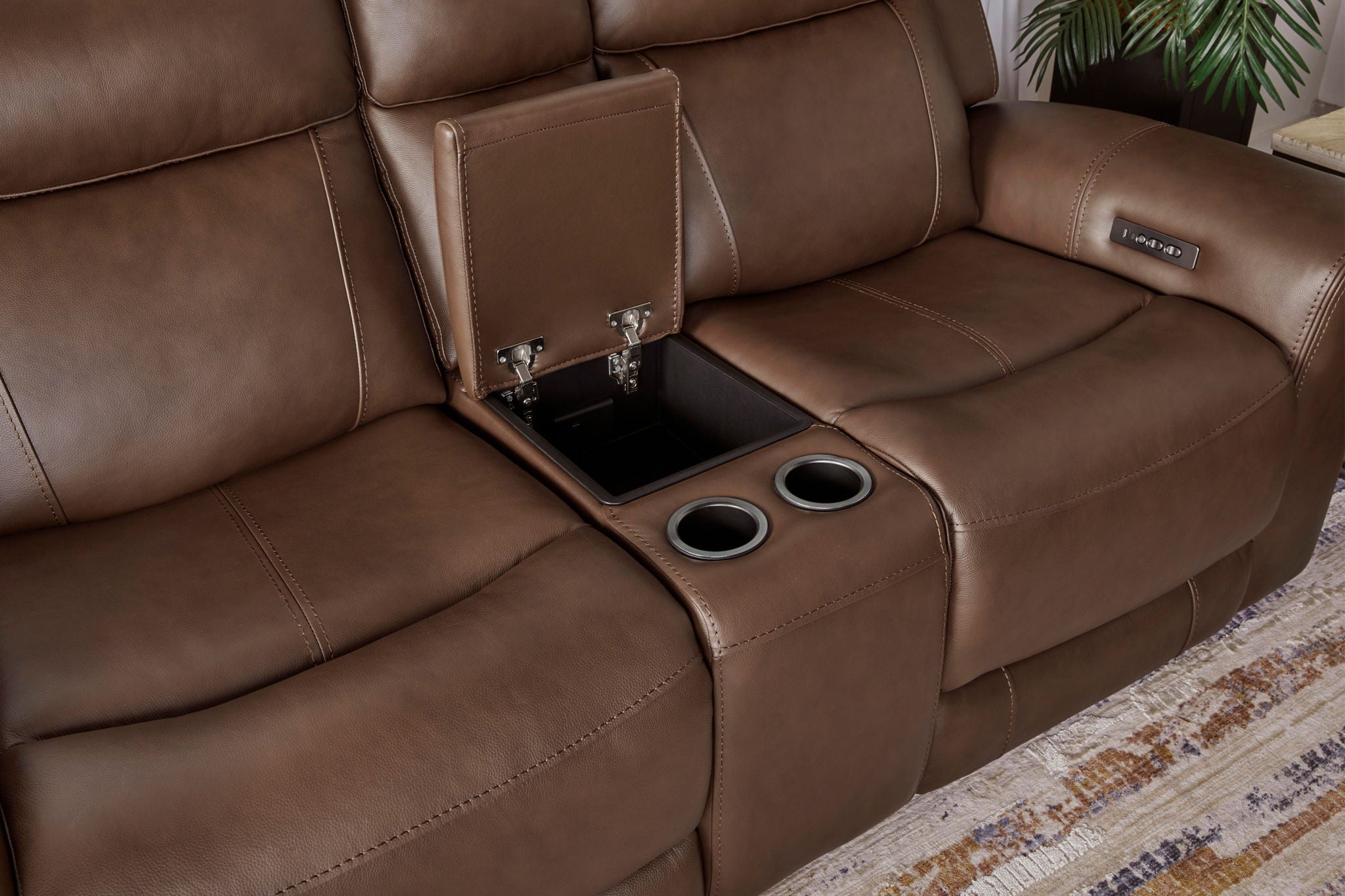 Calgary - Power Reclining Console Loveseat - Urban Living Furniture (Los Angeles, CA)