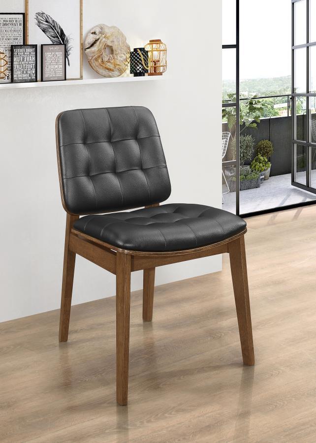 Redbridge - Upholstered Dining Side Chair (Set of 2) - Walnut - Urban Living Furniture (Los Angeles, CA)