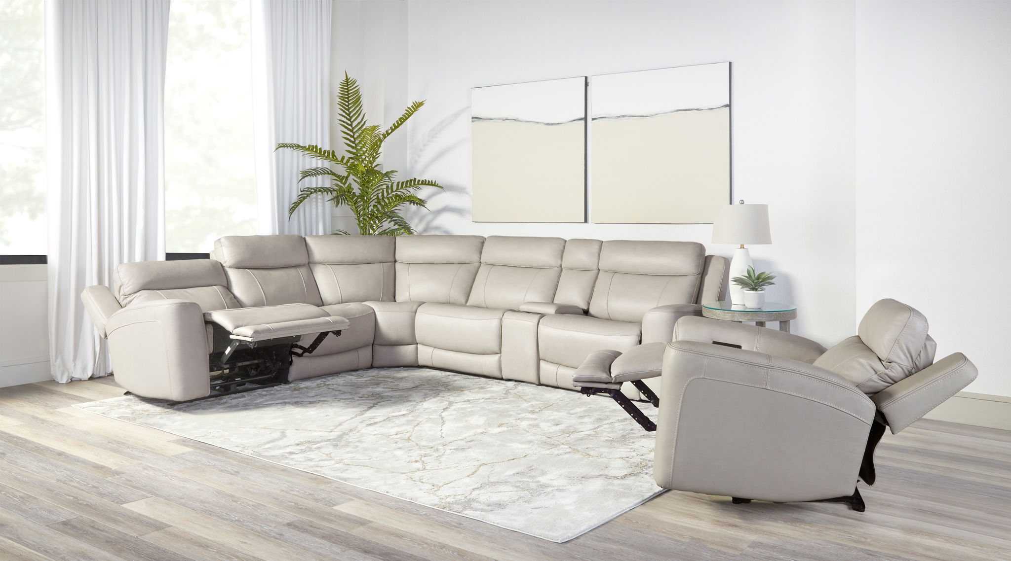 Calgary - Armless Chair - Stone - Urban Living Furniture (Los Angeles, CA)