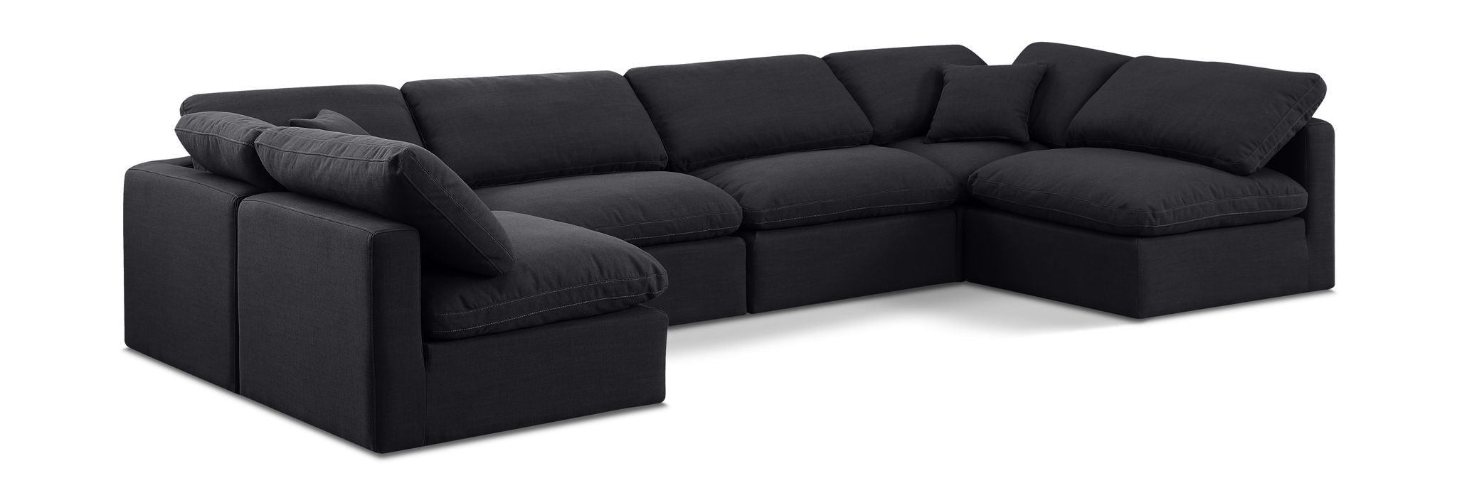 Indulge - Linen 6 Piece Modular U-Shaped Sectional - Urban Living Furniture (Los Angeles, CA)