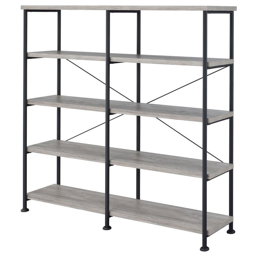 Analiese - 4-Shelf Double Bookshelf - Urban Living Furniture (Los Angeles, CA)