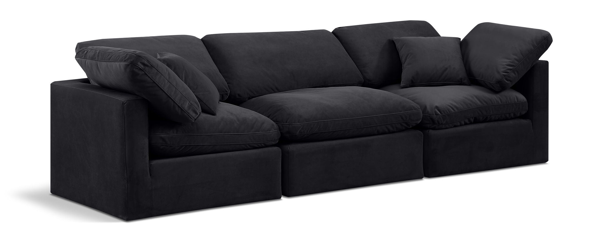 Indulge - Velvet 3 Seat Modular Sofa - Urban Living Furniture (Los Angeles, CA)