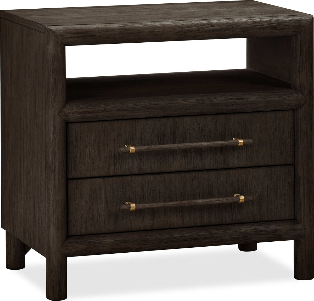 Dorsey - Two Drawer USB-Charging Nightstand