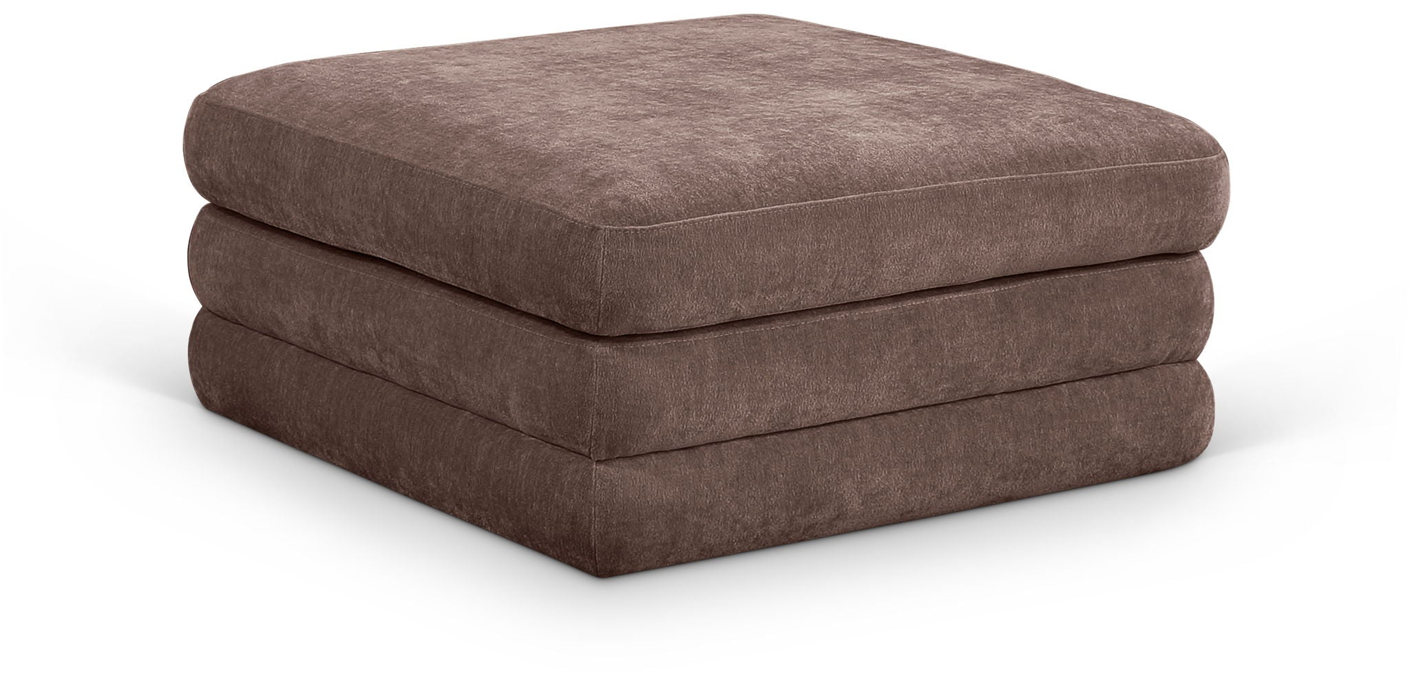 Stellar - Chenille Fabric Upholstered Modular Modular Ottoman - Urban Living Furniture (Los Angeles, CA)
