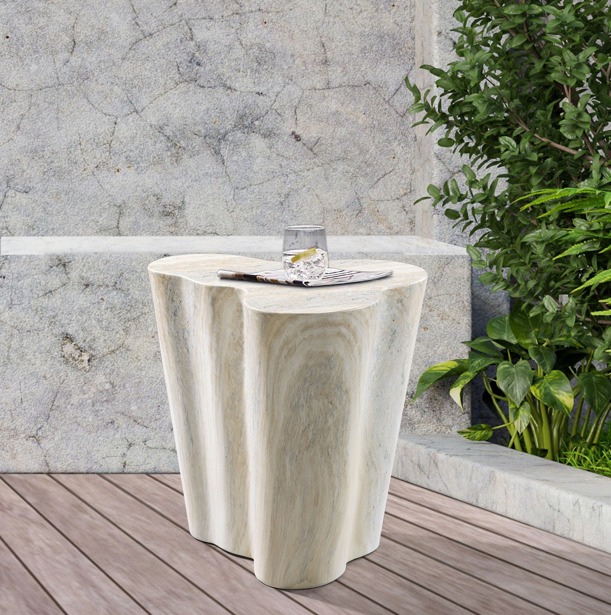 Monza - Concrete End Table - Urban Living Furniture (Los Angeles, CA)