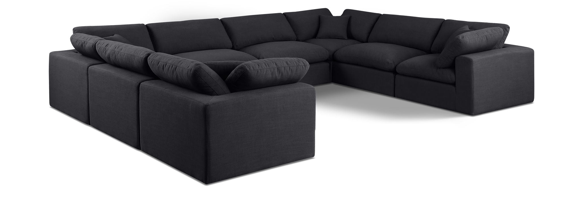 Comfy - 8 Piece Linen Modular Sectional - Urban Living Furniture (Los Angeles, CA)