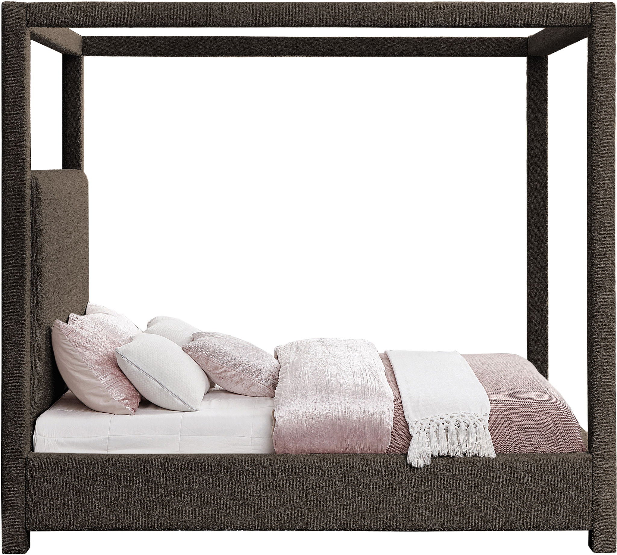 Eden - Boucle Fabric Upholstered Bed - Urban Living Furniture (Los Angeles, CA)
