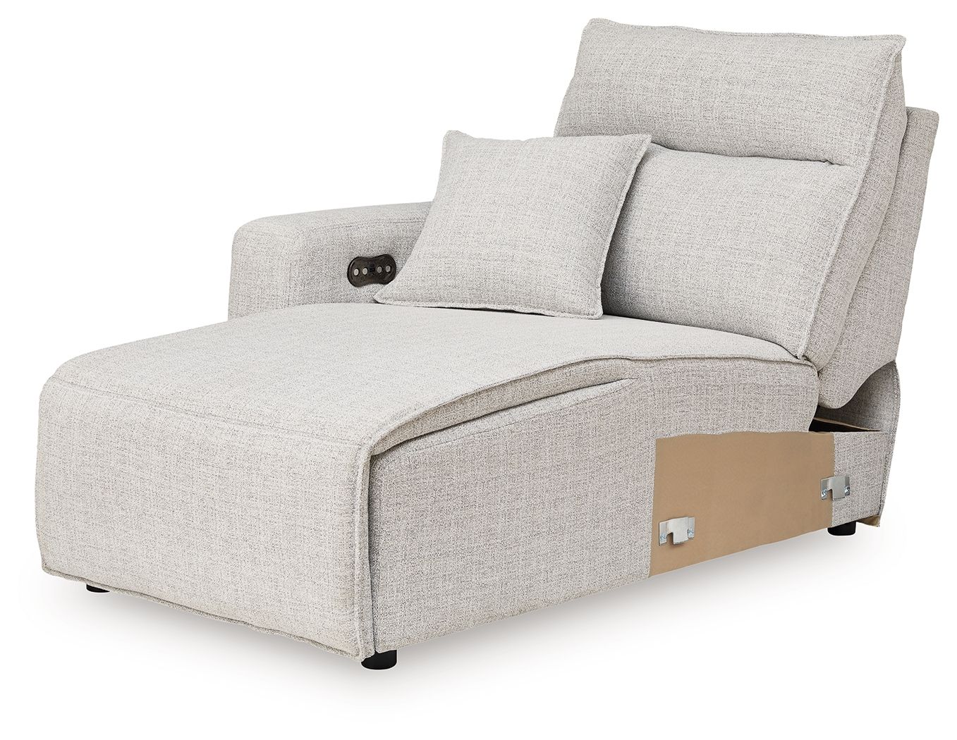 Modmax II - LAF Press Back Power Chaise - Stone - Urban Living Furniture (Los Angeles, CA)
