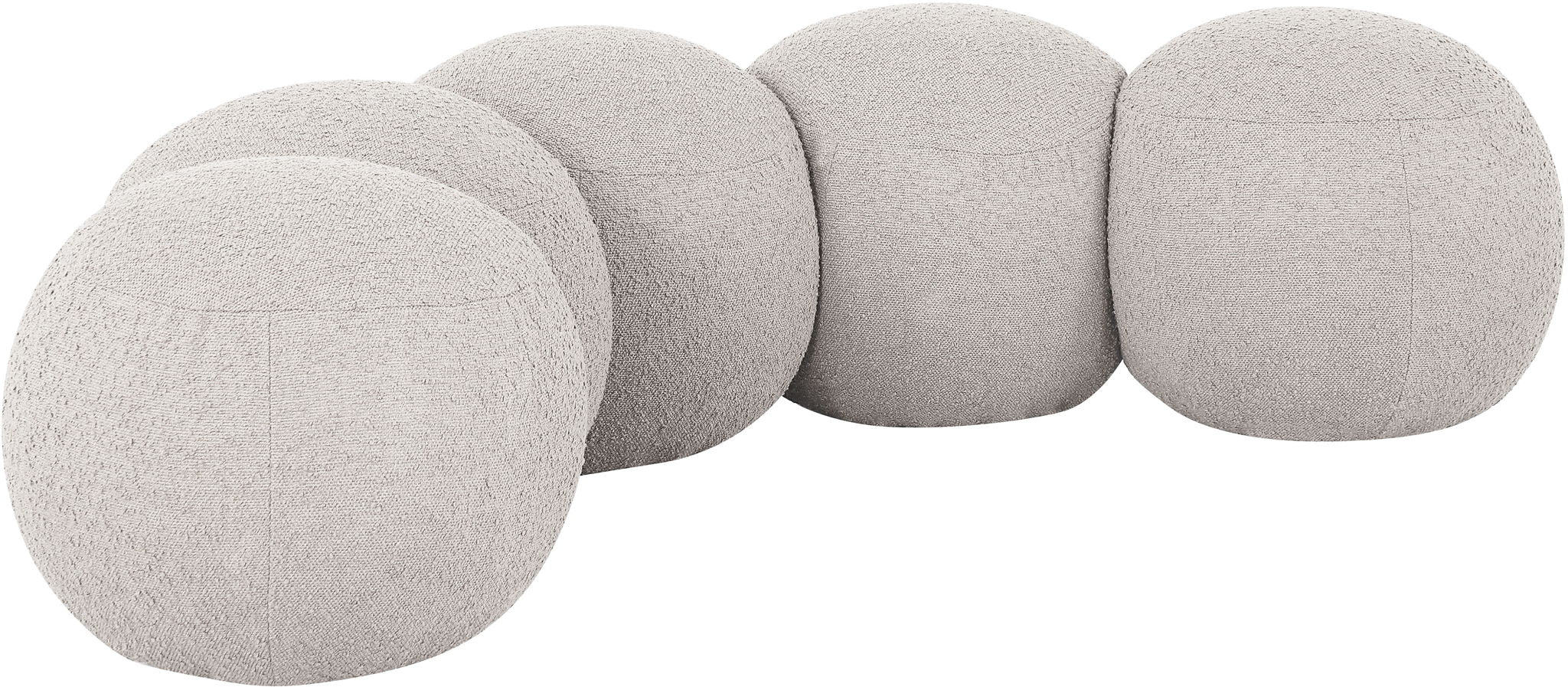 Apollo - Boucle Fabric Bench - Urban Living Furniture (Los Angeles, CA)