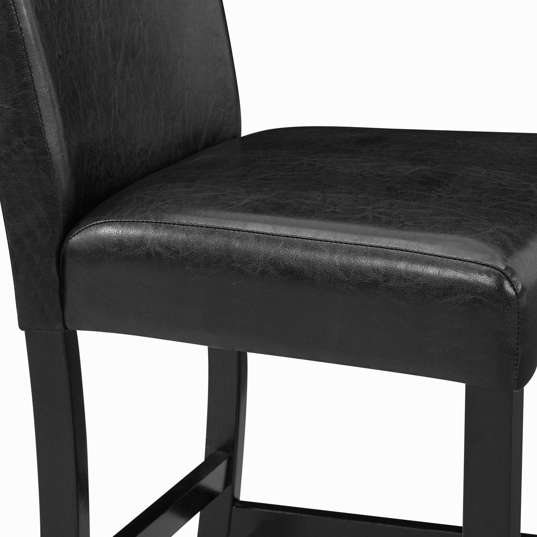 Lennon - 5 Piece Counter Height Table Set - Black / White - Urban Living Furniture (Los Angeles, CA)