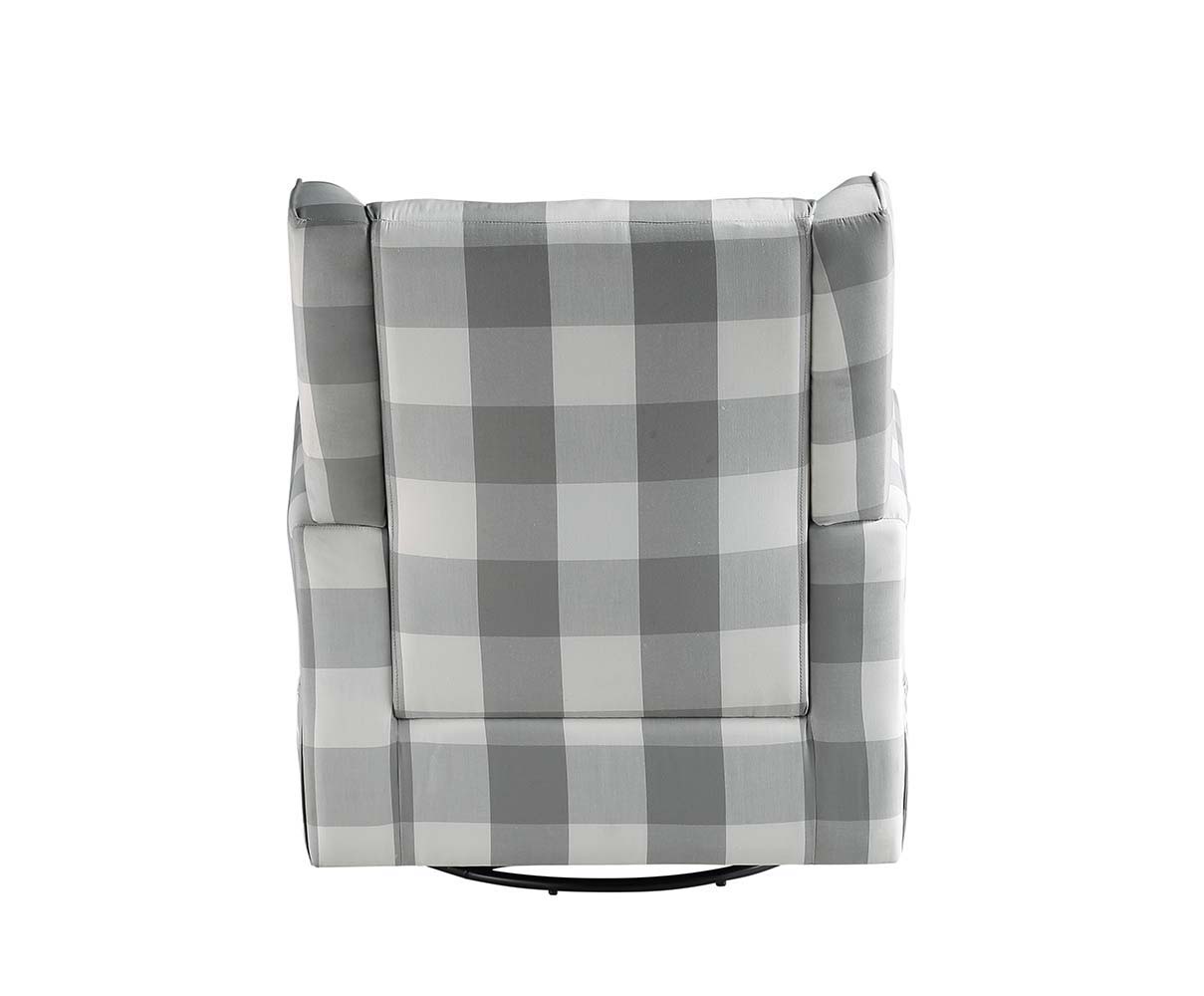 Patli - Swivel Chair With Glider - Gray Fabric - Urban Living Furniture (Los Angeles, CA)