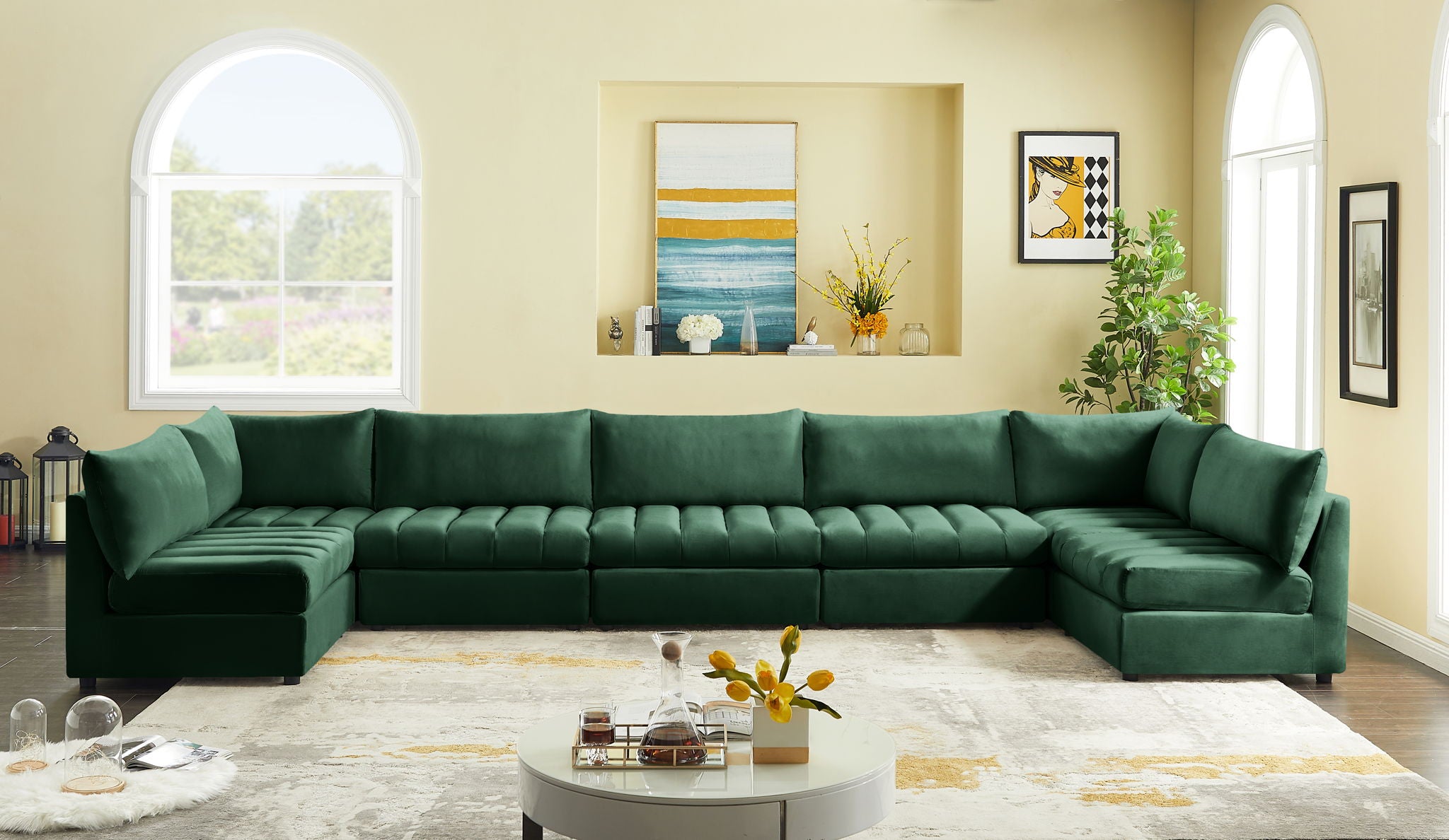 Jacob - Modular U-Shaped Sectional 7 Piece - Urban Living Furniture (Los Angeles, CA)