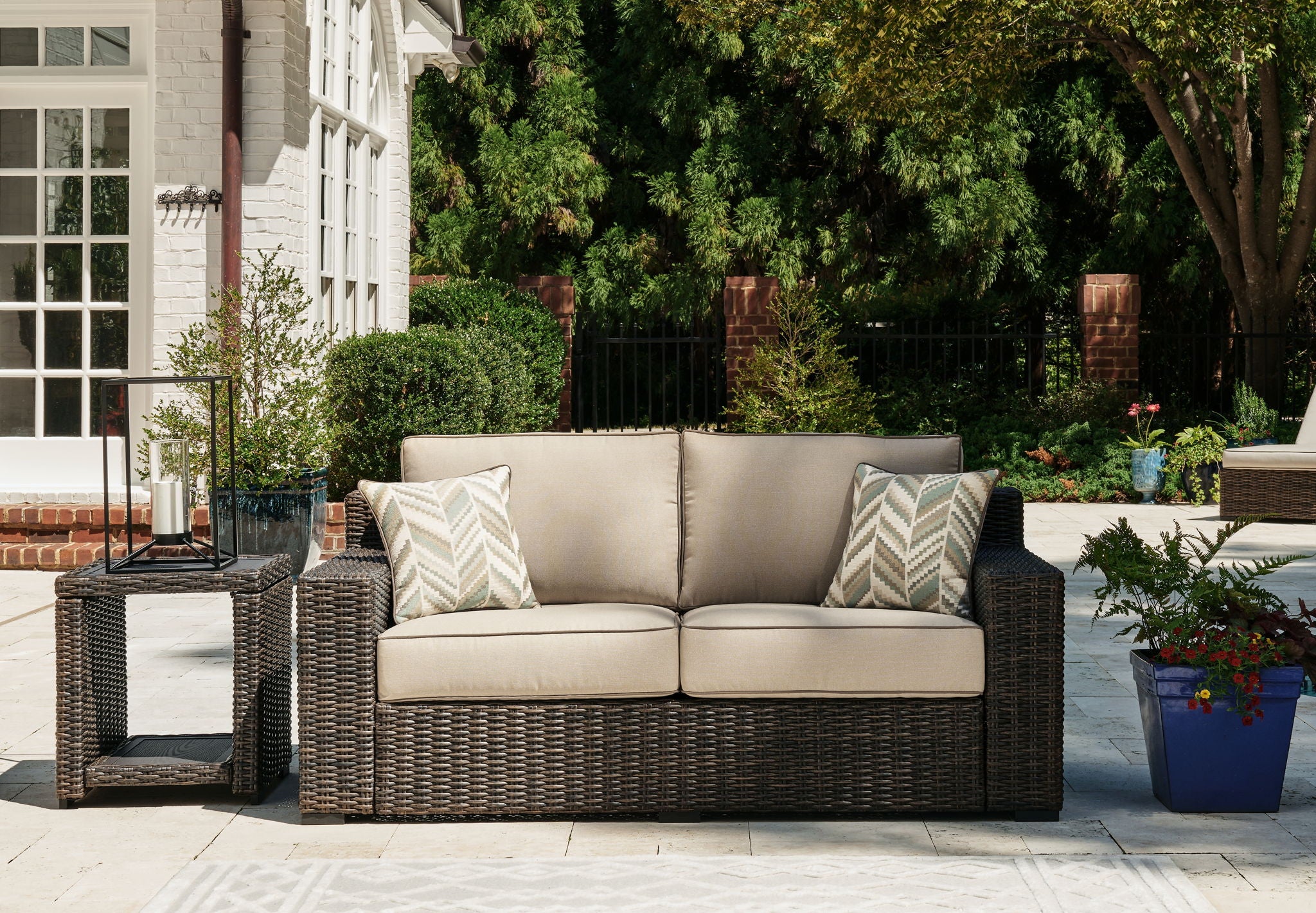 Coastline Bay - Brown - Loveseat W/Cushion - Urban Living Furniture (Los Angeles, CA)