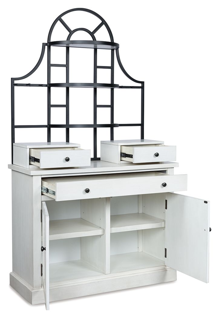 Greddinton - White - Baker's Rack - Urban Living Furniture (Los Angeles, CA)