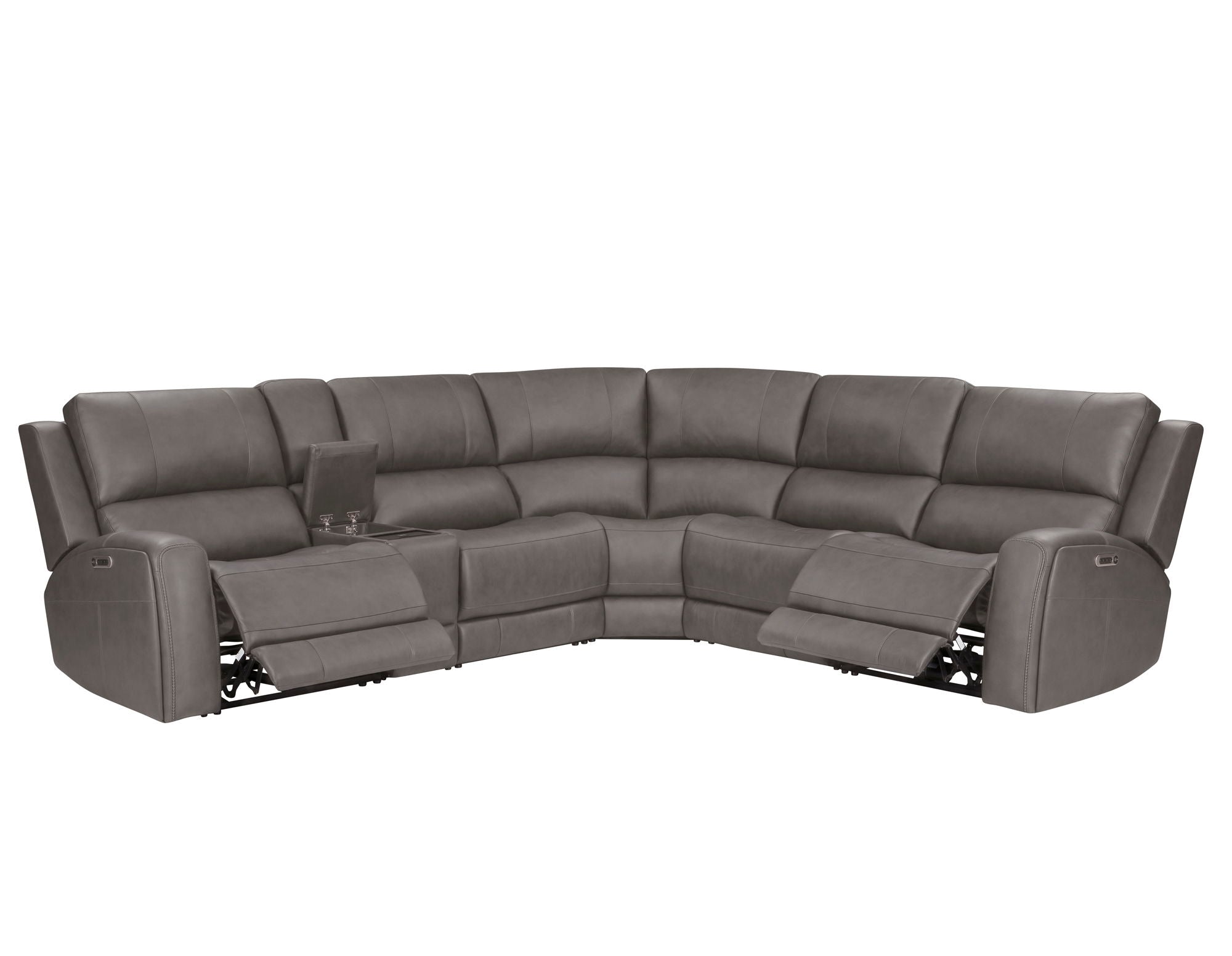 Belmont - Zero Gravity Power Reclining Sectional With Power Adjustable Headrests - Urban Living Furniture (Los Angeles, CA)
