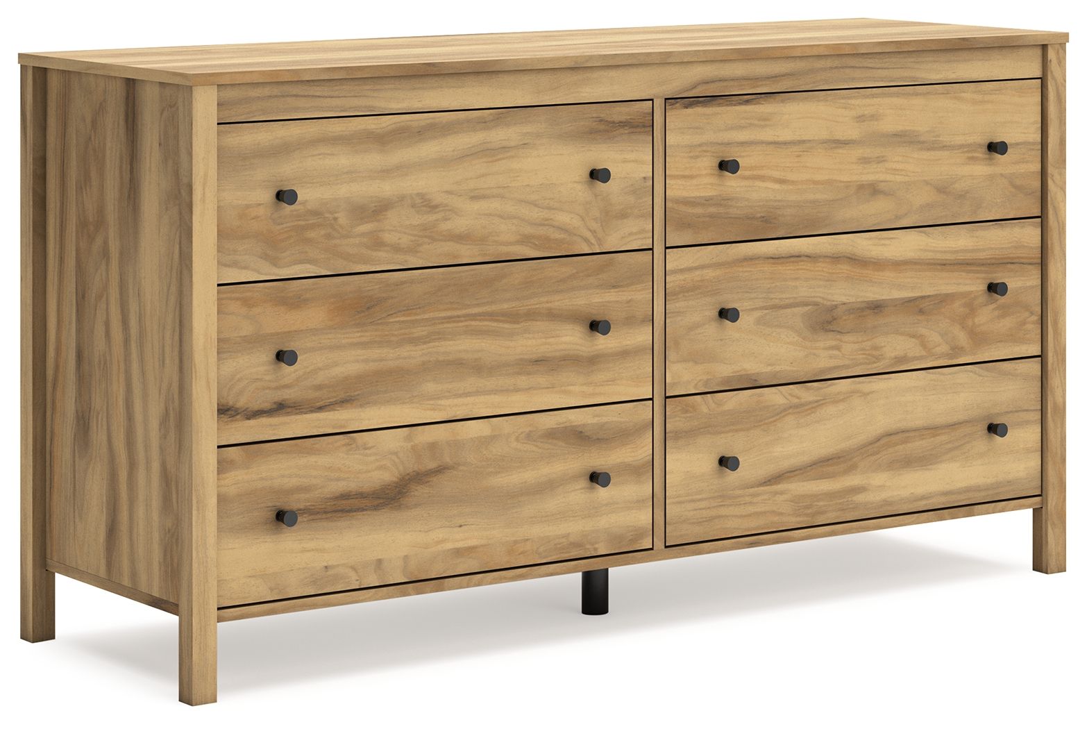 Bermacy - Light Brown - Six Drawer Dresser - Urban Living Furniture (Los Angeles, CA)