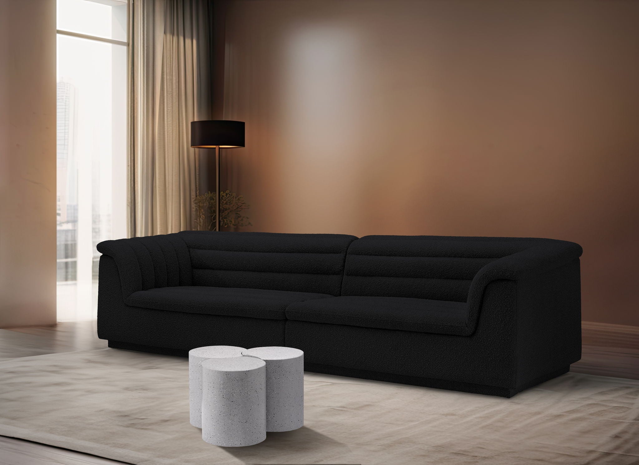 Dimple - 3 Piece Modular Coffee Table - Terazzo Finish - Urban Living Furniture (Los Angeles, CA)