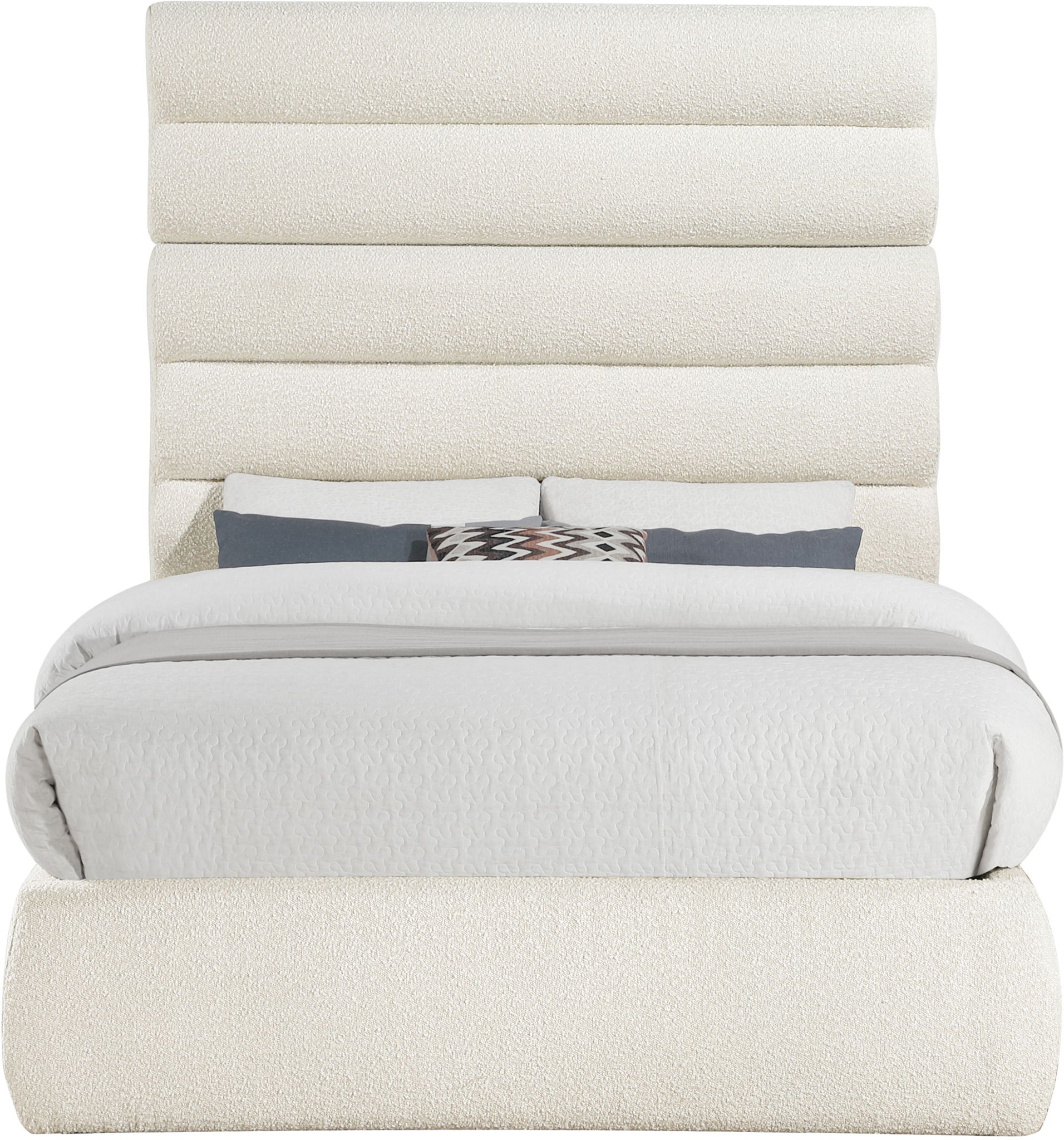 Adam - Boucle Fabric Bed With 70.5" Headboard - Urban Living Furniture (Los Angeles, CA)