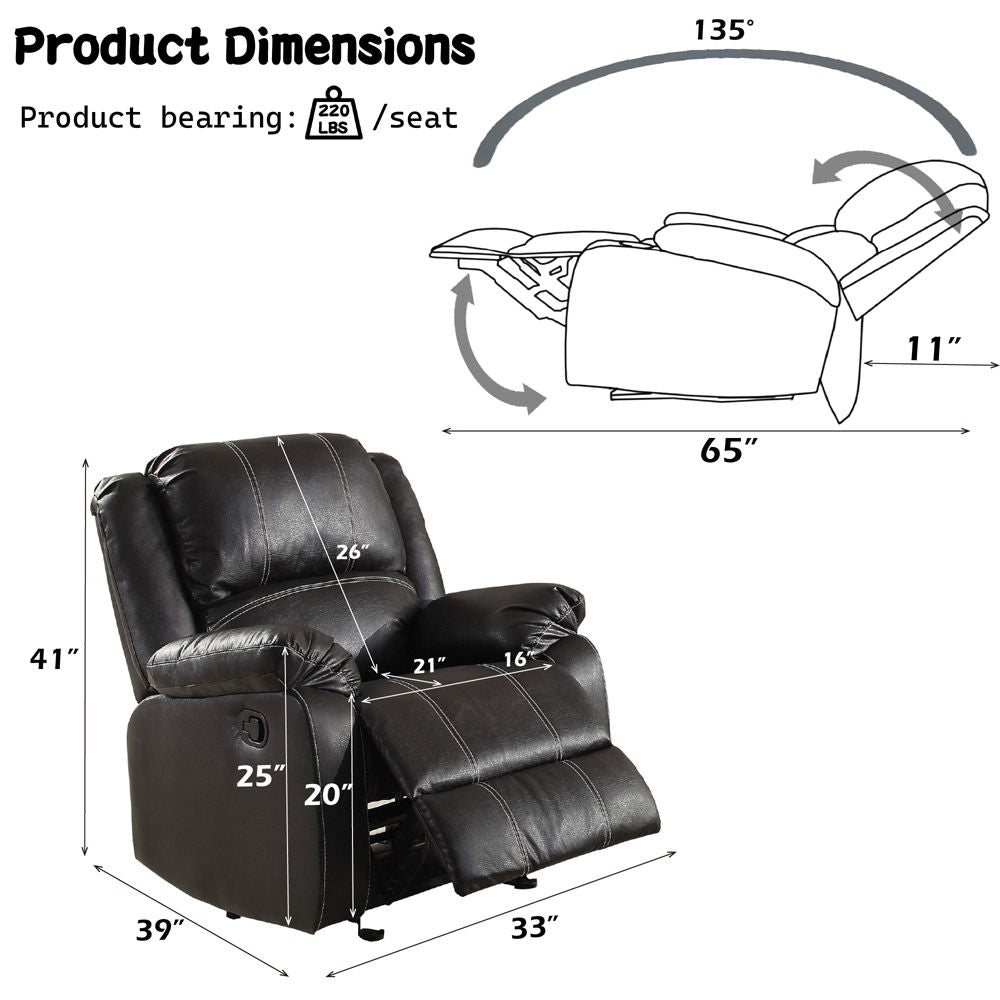 Zuriel - Motion Rocker Recliner - Urban Living Furniture (Los Angeles, CA)