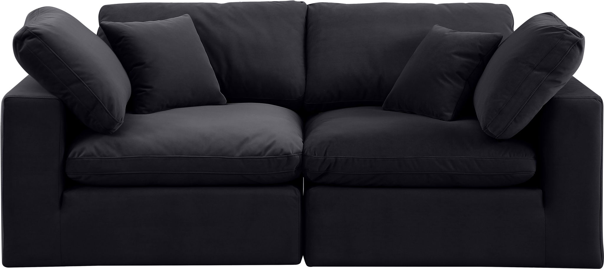 Comfy - Velvet Modular Sofa 2 Seats - Urban Living Furniture (Los Angeles, CA)