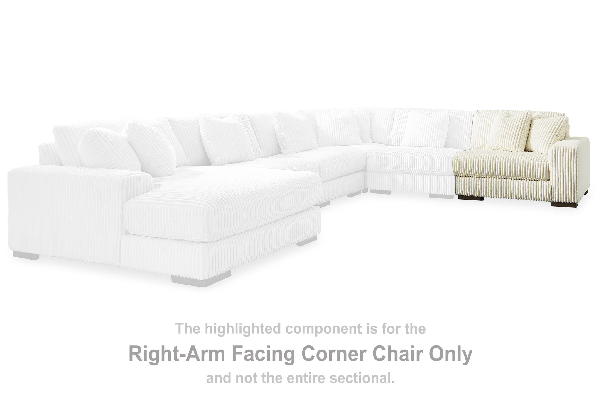 Lindyn - Beige - RAF Corner Chair - Urban Living Furniture (Los Angeles, CA)