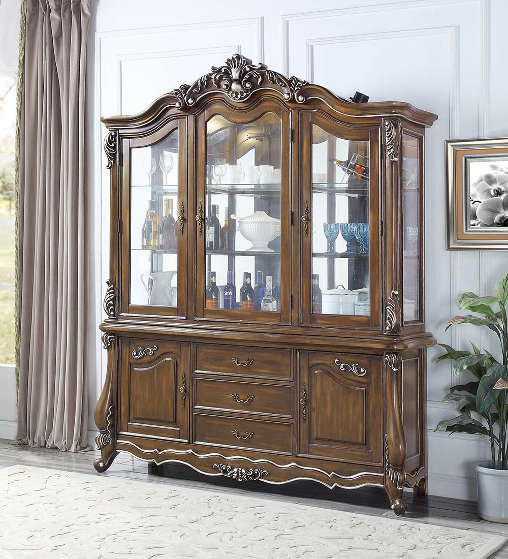 Latisha - Buffet & Hutch - Antique Oak - Urban Living Furniture (Los Angeles, CA)
