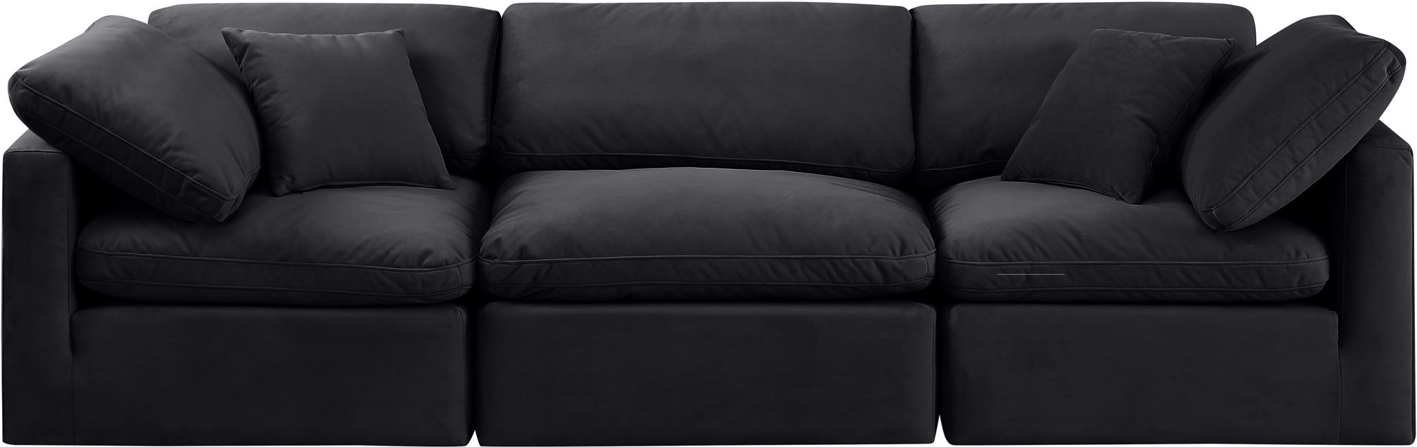 Indulge - Velvet 3 Seat Modular Sofa - Urban Living Furniture (Los Angeles, CA)