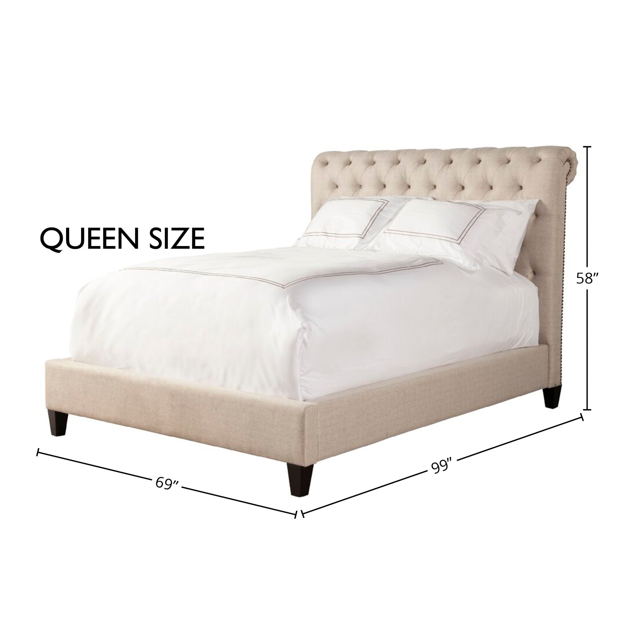 Cameron - Upholstered Bed - Urban Living Furniture (Los Angeles, CA)