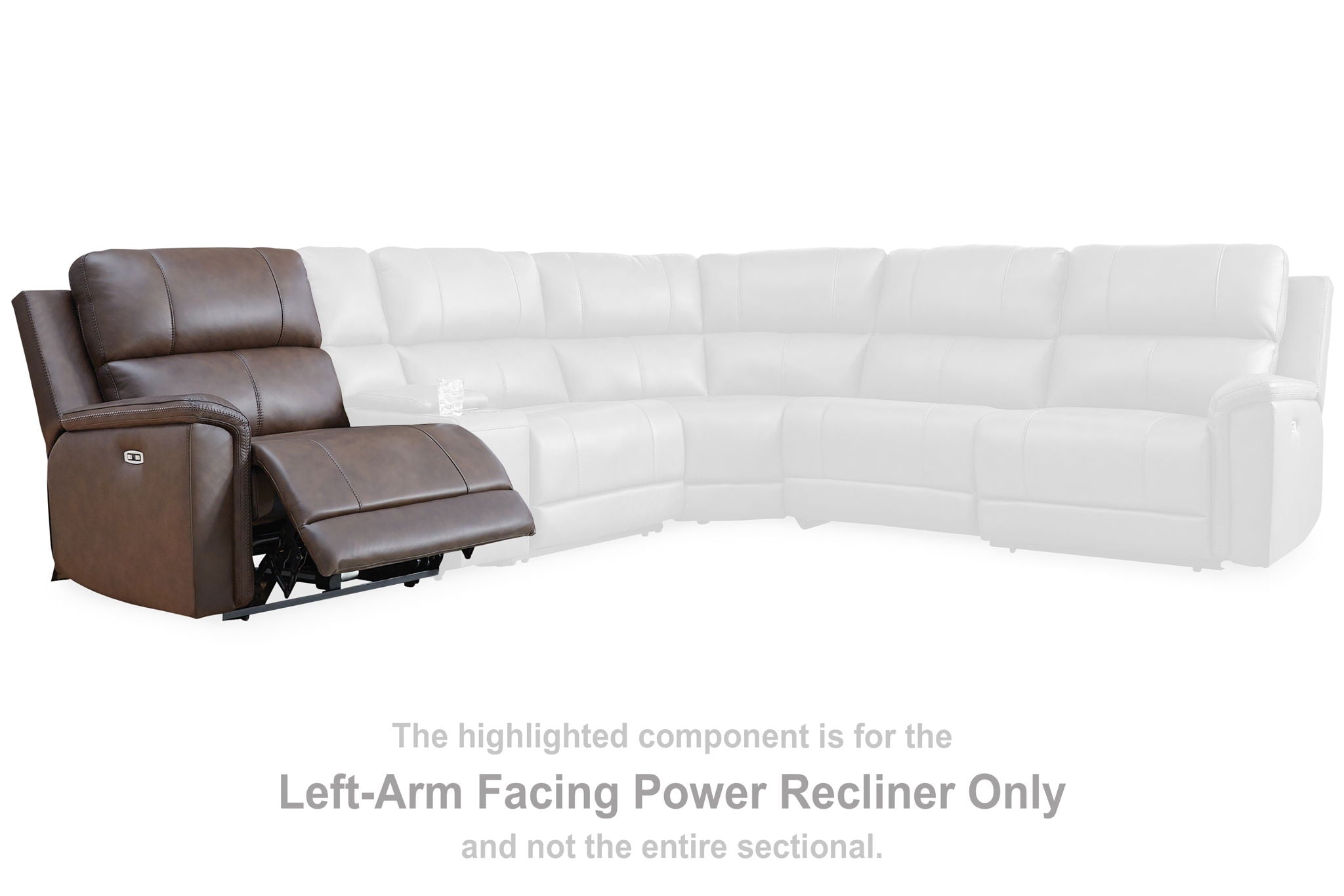 Bleckley - Espresso - LAF Zero Wall Power Recliner - Urban Living Furniture (Los Angeles, CA)