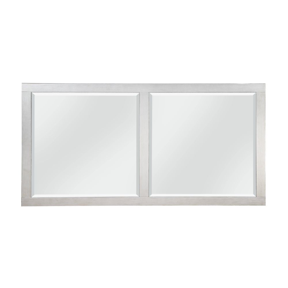 Varian - Dining Table (78"L) - Mirrored & Antique Platinum - Urban Living Furniture (Los Angeles, CA)