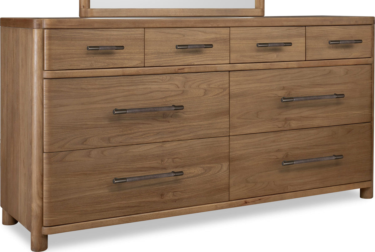 Hollis - 8 Drawer Dresser - Cabin Glow