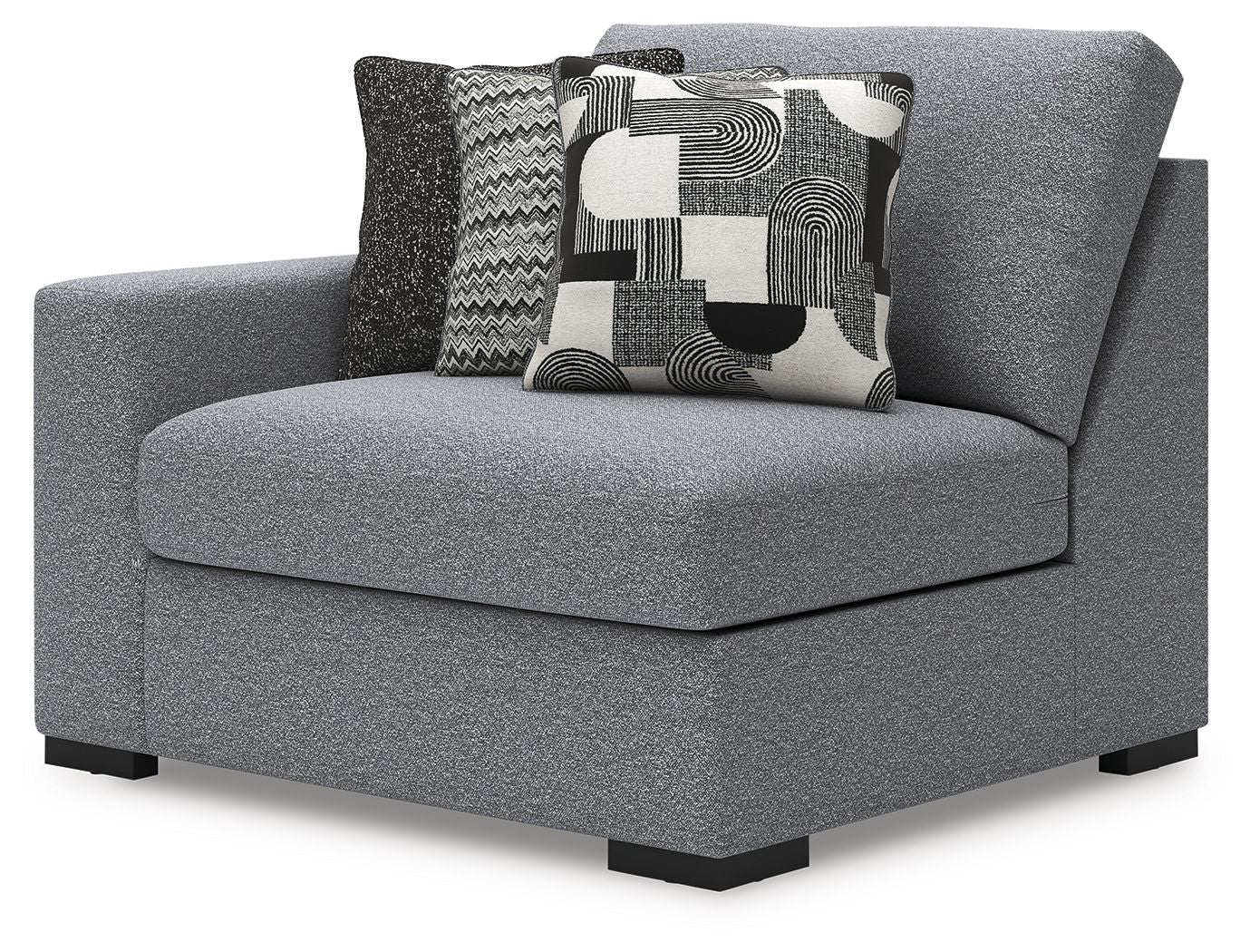 Bealton - Salt and Pepper - LAF Corner Chair - Urban Living Furniture (Los Angeles, CA)