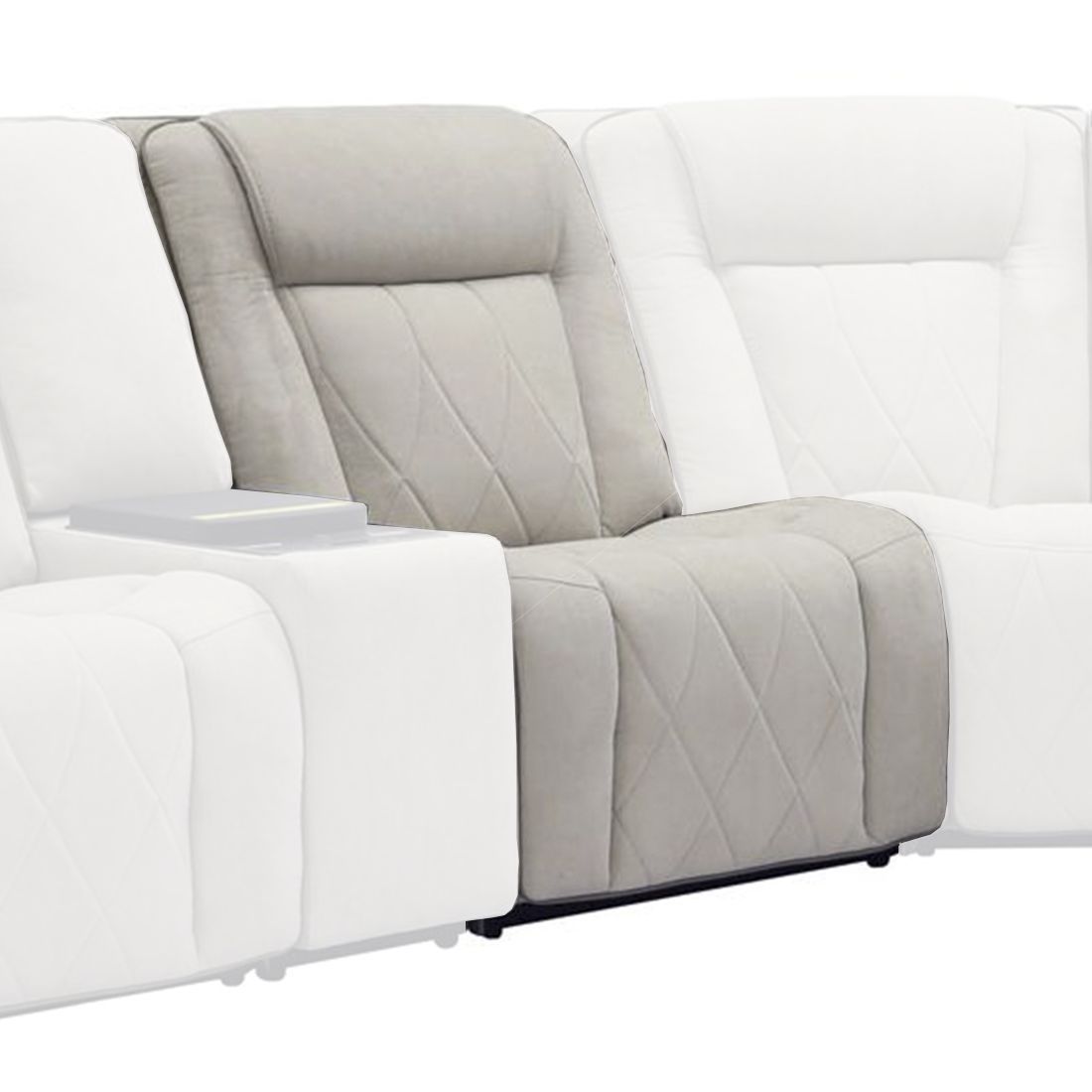 Ian - Armless Chair - Luxe Mocha