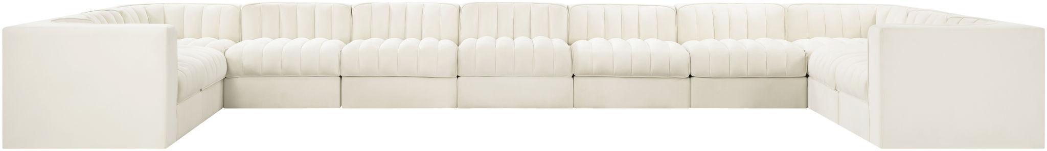 Rummi - Velvet Performance Fabric Upholstered 11 Piece Modular Sectional - Urban Living Furniture (Los Angeles, CA)