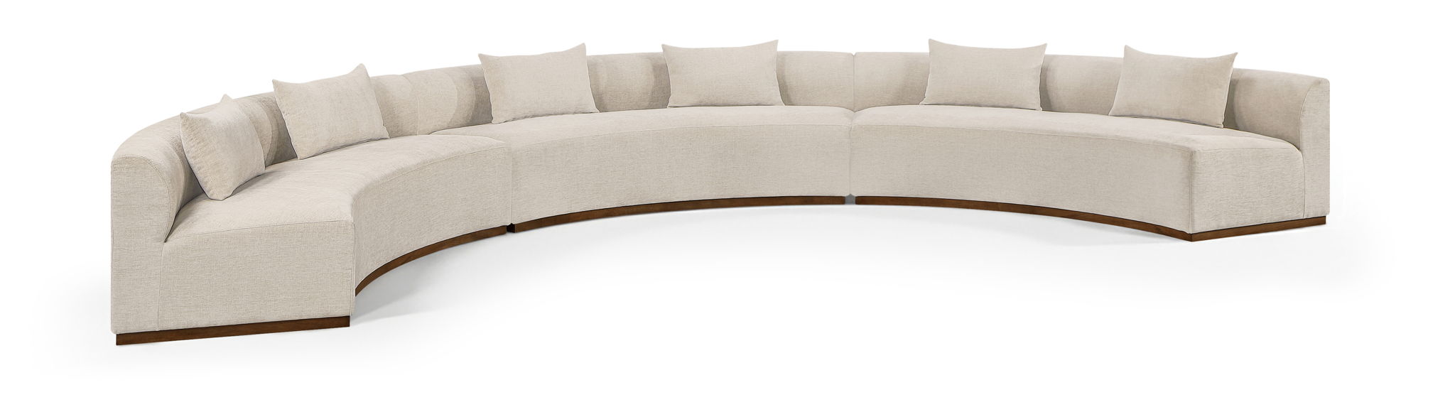 Avanti - Chenille Fabric Upholstered 3 Piece Modular Sectional - Urban Living Furniture (Los Angeles, CA)