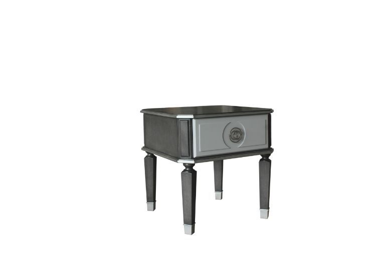 House Beatrice - End Table - Charcoal & Light Gray - Urban Living Furniture (Los Angeles, CA)