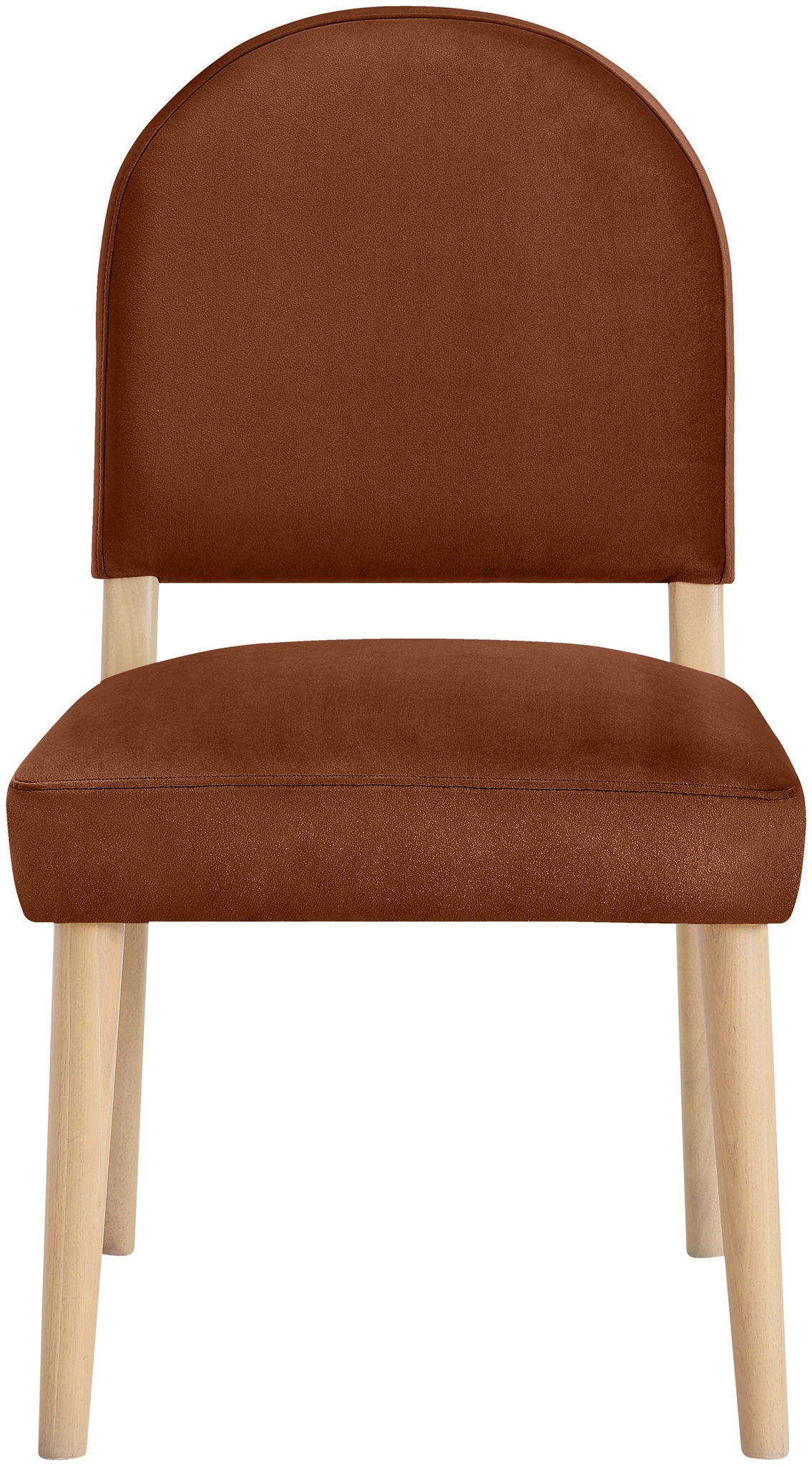 Varinelle - Velvet Dining Chair (Set of 2) - Natural Frame - Urban Living Furniture (Los Angeles, CA)