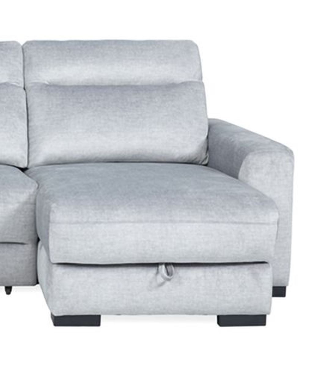 Elliot - Right Arm Facing Storage Chaise - Sterling - Urban Living Furniture (Los Angeles, CA)