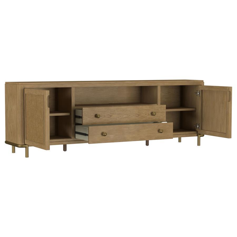Arini - Rattan Cane 2-Door TV Stand Media Console - Urban Living Furniture (Los Angeles, CA)