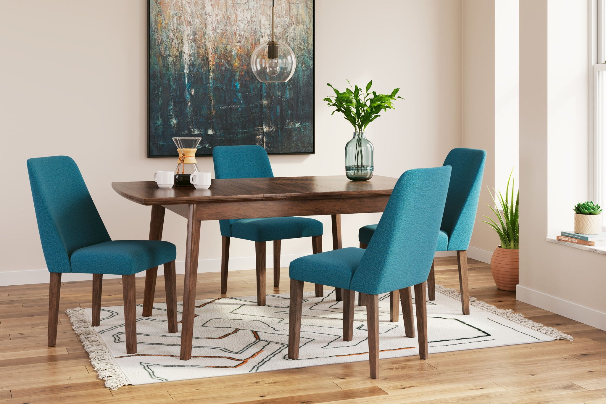 Lyncott - Butterfly Extension Table Set - Urban Living Furniture (Los Angeles, CA)