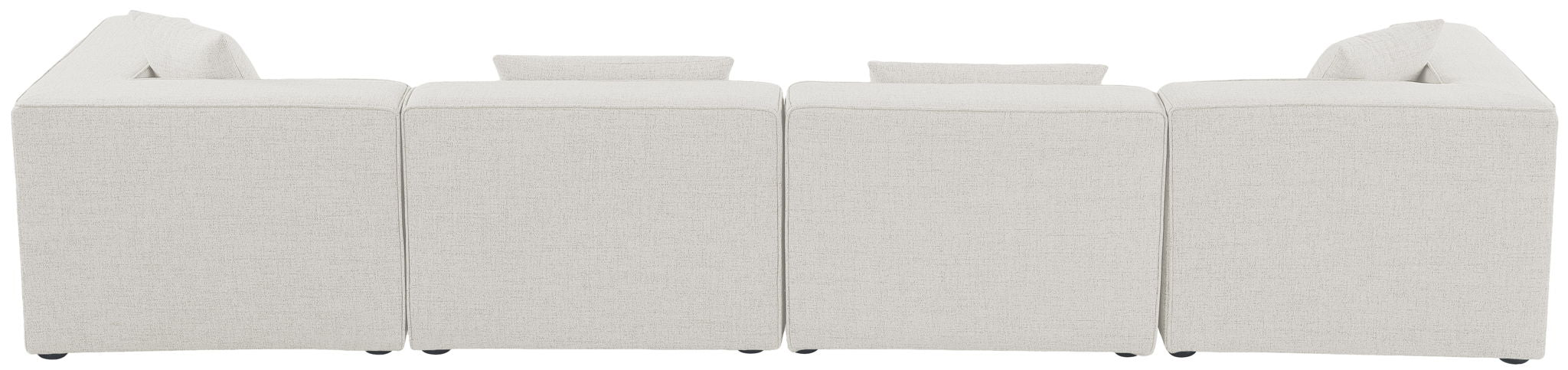 Cube - Linen Modular 4 Seat Sofa - Urban Living Furniture (Los Angeles, CA)