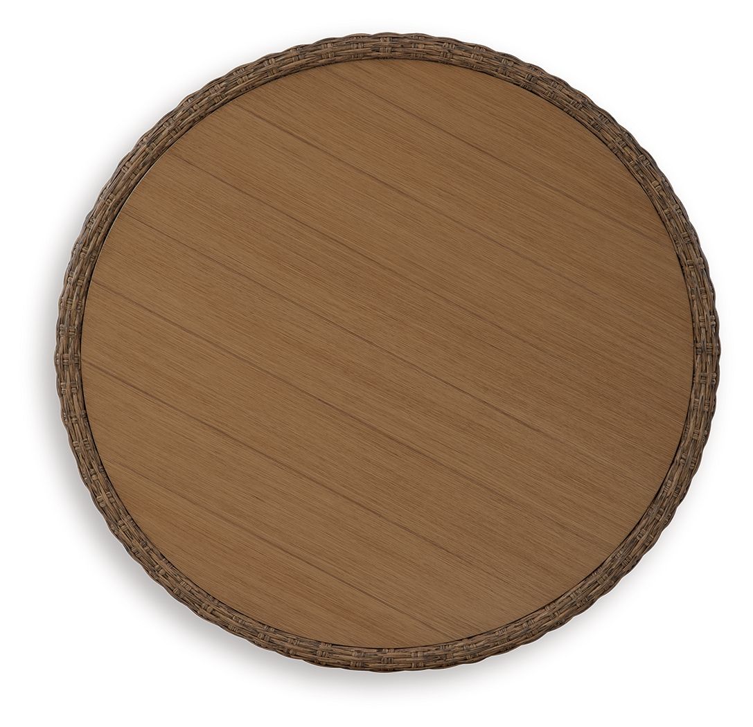 Double Point - Round Cocktail Table - Beige - Urban Living Furniture (Los Angeles, CA)