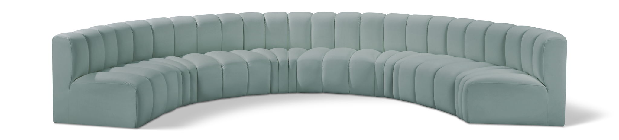 Arc - Faux Leather 8 Piece U-Shaped Modular Sofa - Urban Living Furniture (Los Angeles, CA)