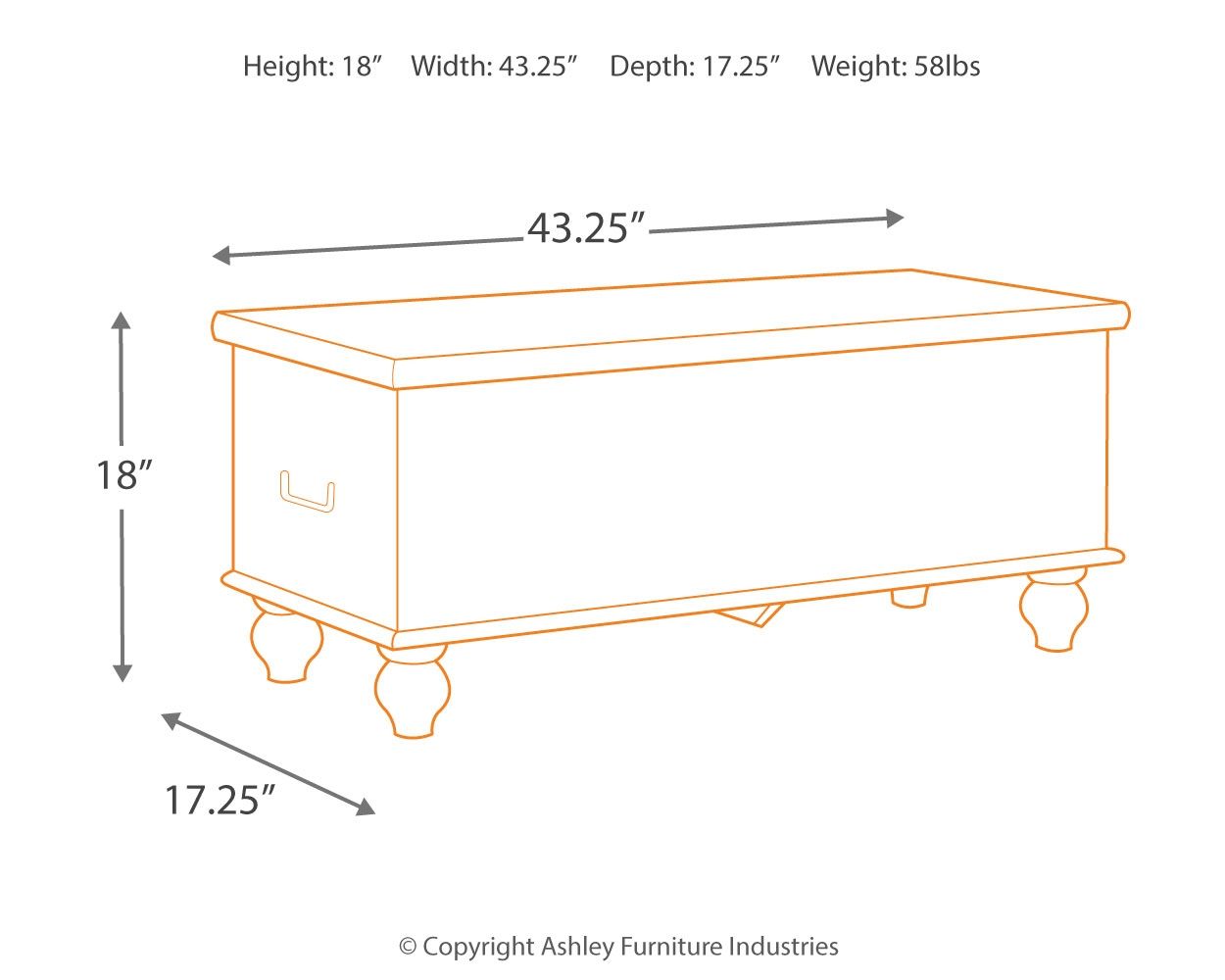 Fossil Ridge - Beige - Storage Bench - Urban Living Furniture (Los Angeles, CA)