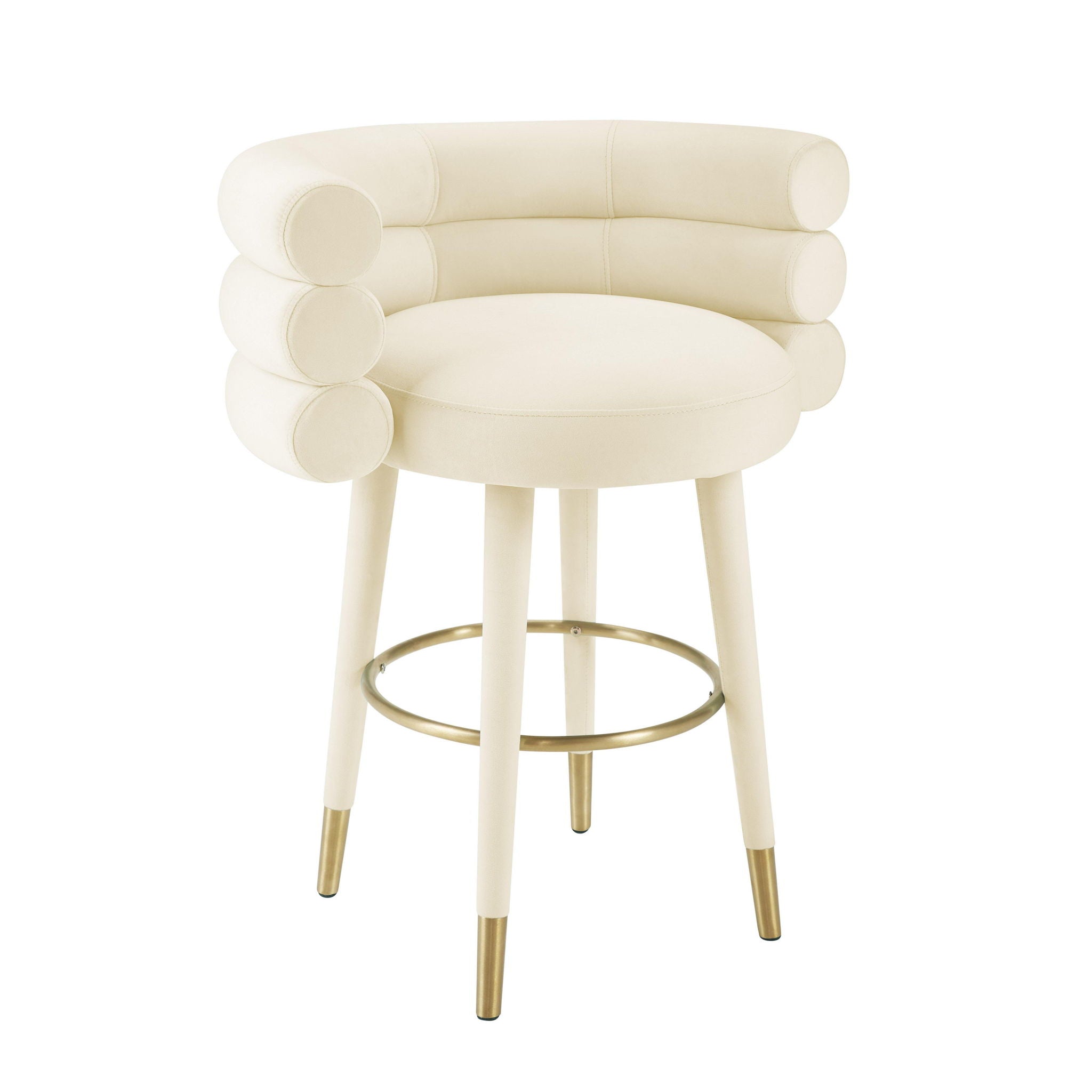 Betty - Velvet Counter Stool - Urban Living Furniture (Los Angeles, CA)