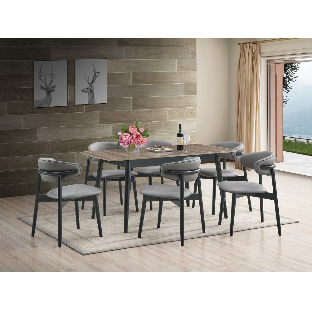 Lanae - Dining Table - Natural & Black - Urban Living Furniture (Los Angeles, CA)