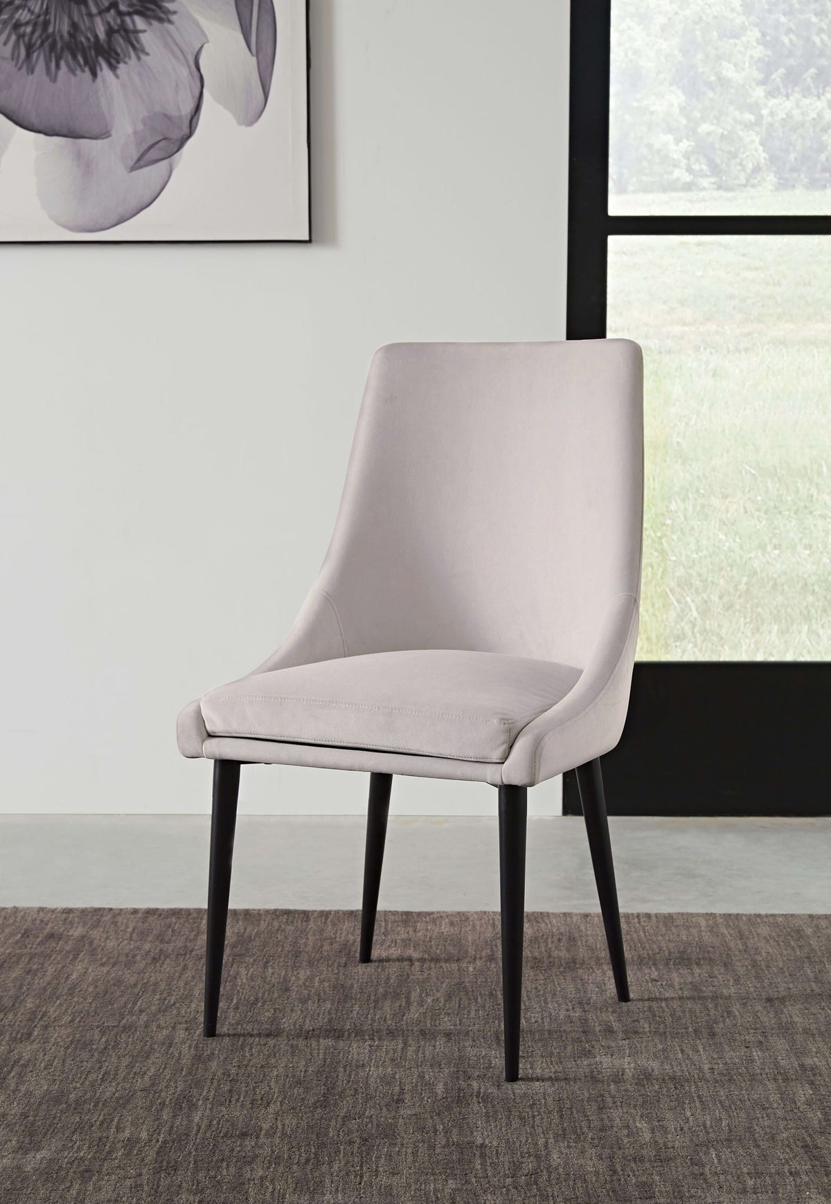 Winston - Upholstered Metal Leg Dining Chair (Set of 2)