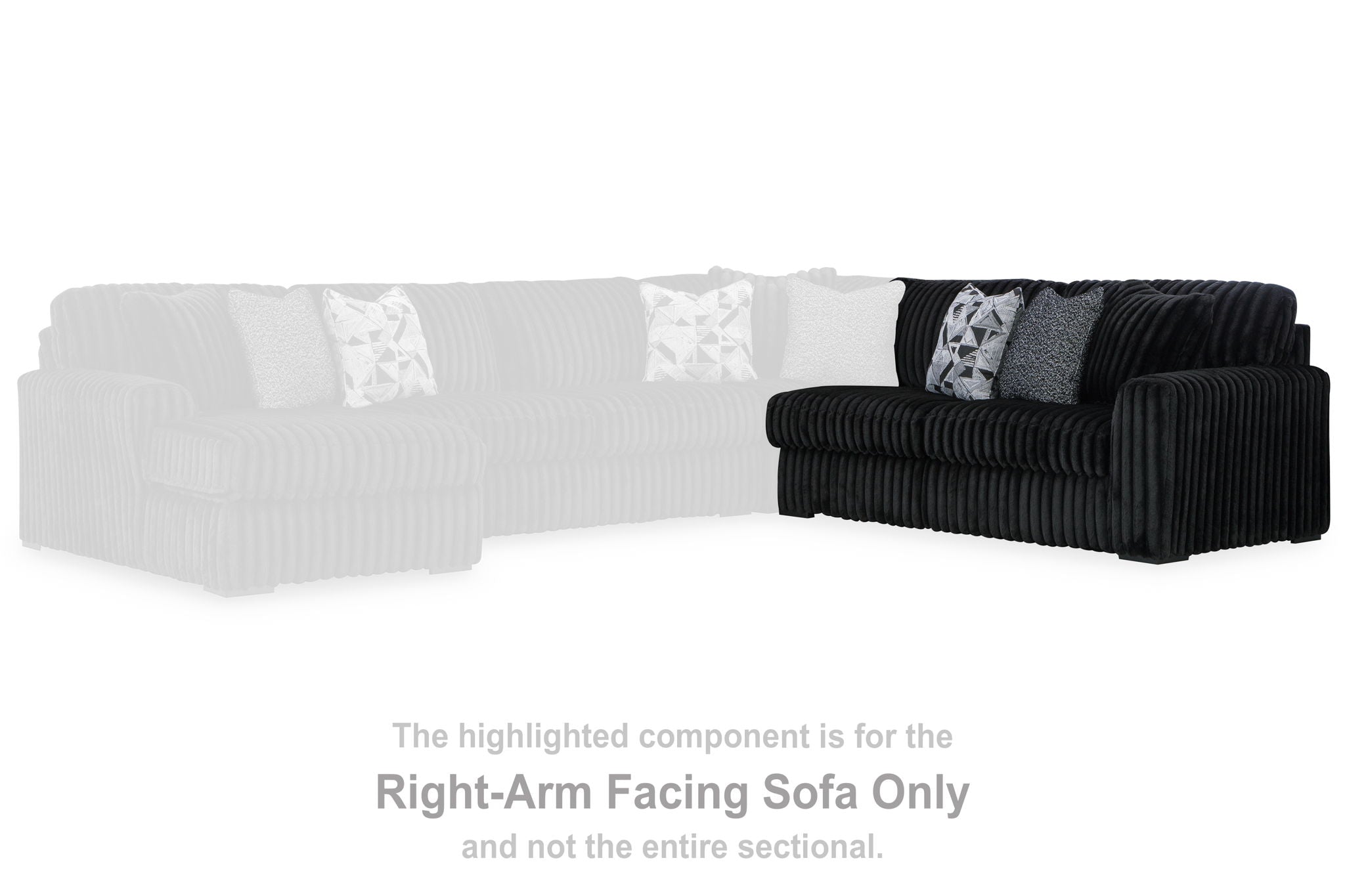 Midnight-Madness - Onyx - Raf Sofa - Urban Living Furniture (Los Angeles, CA)