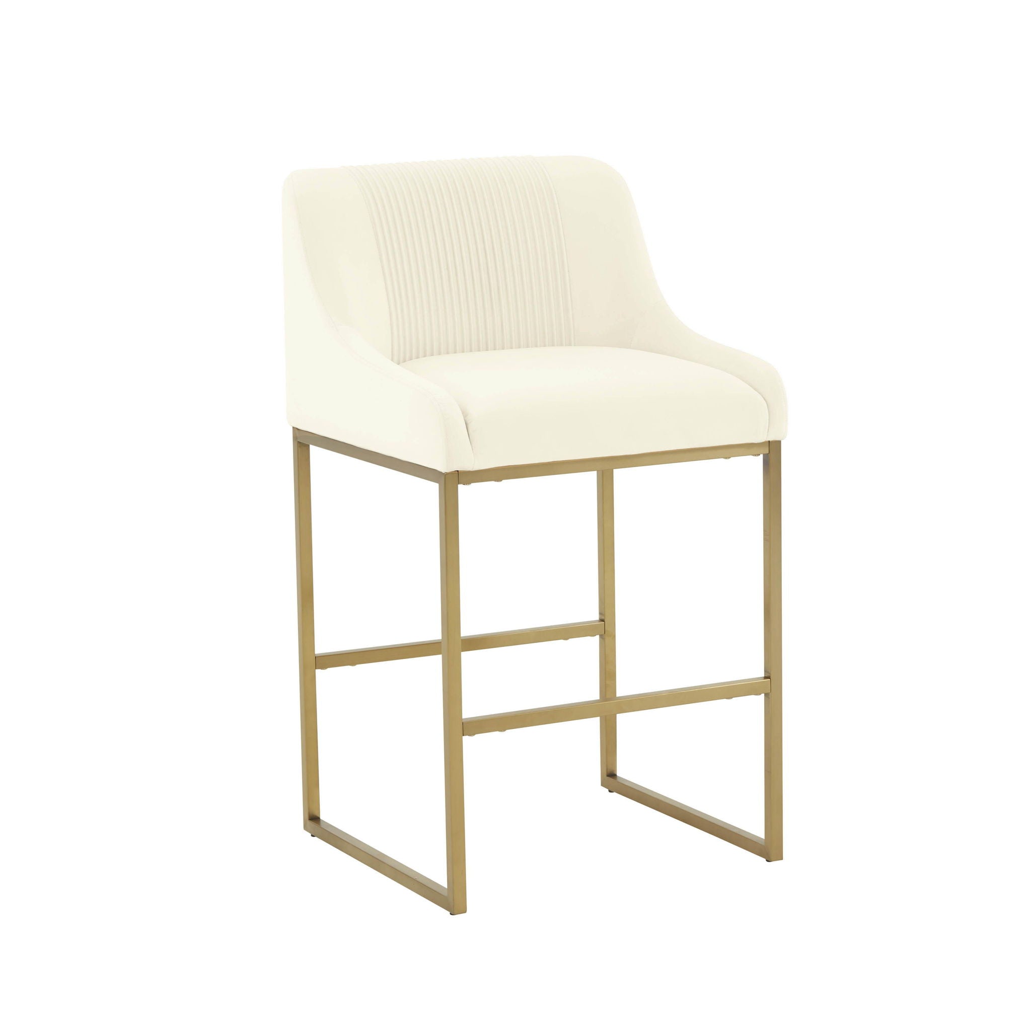 Lisa - Velvet Counter Stool - Urban Living Furniture (Los Angeles, CA)